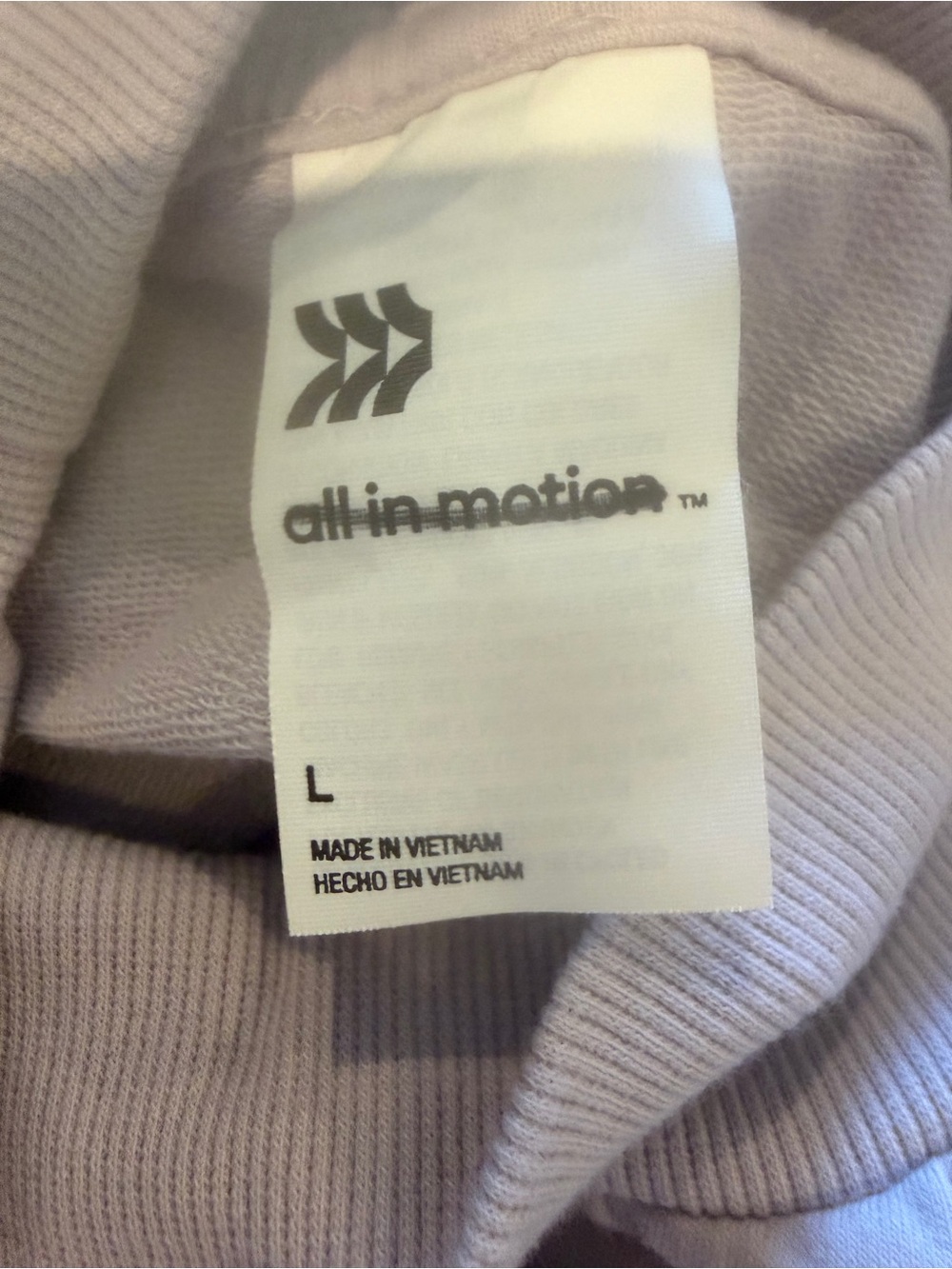 all in motion Lavender Mock Neck Utility Pullover Jacket - Picture 3 of 6